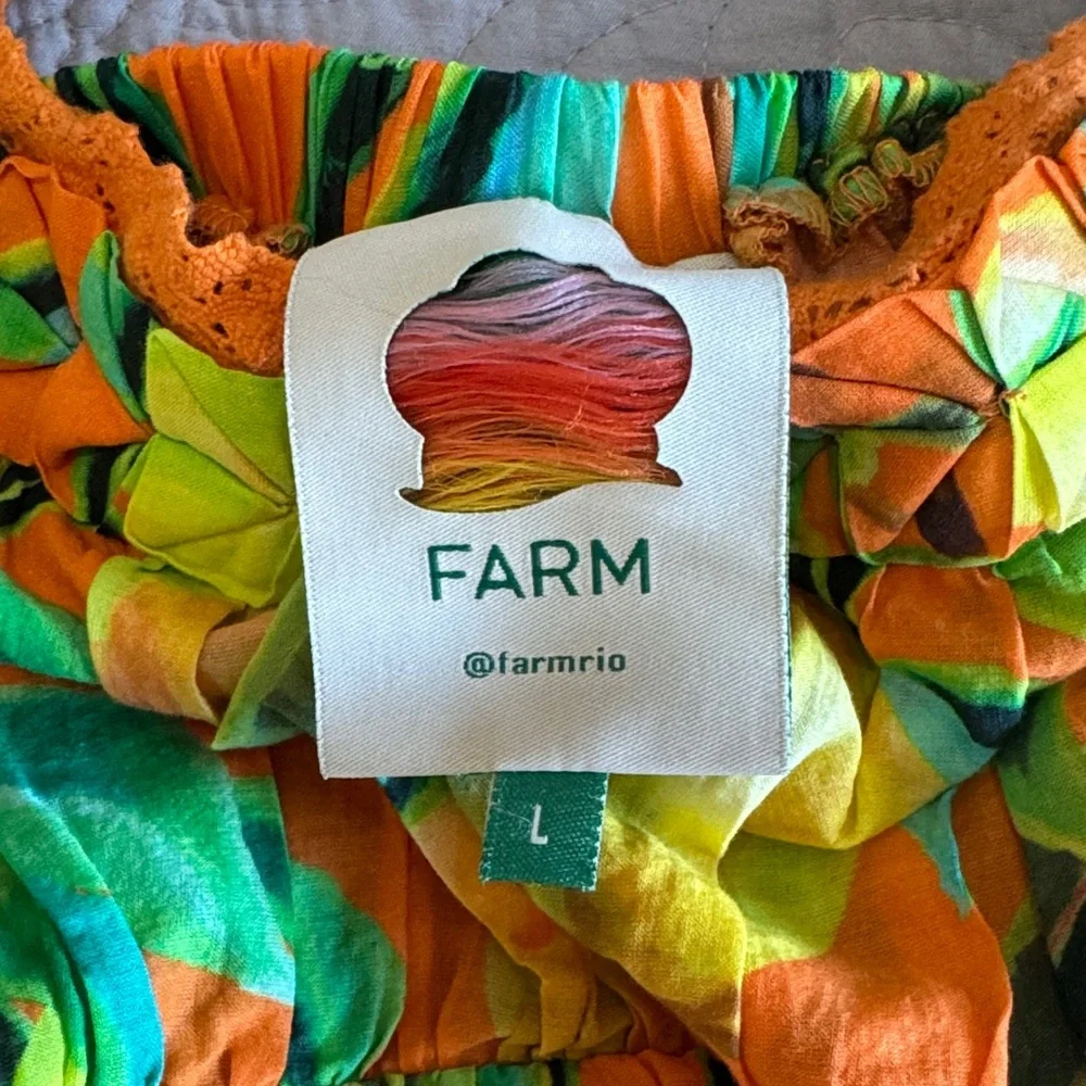 FARM Rio Chic Pears Blouse size Large - Picture 9 of 17